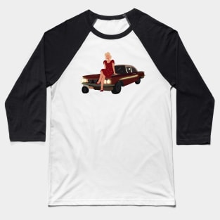 Tiffany valentine and car (2) Baseball T-Shirt